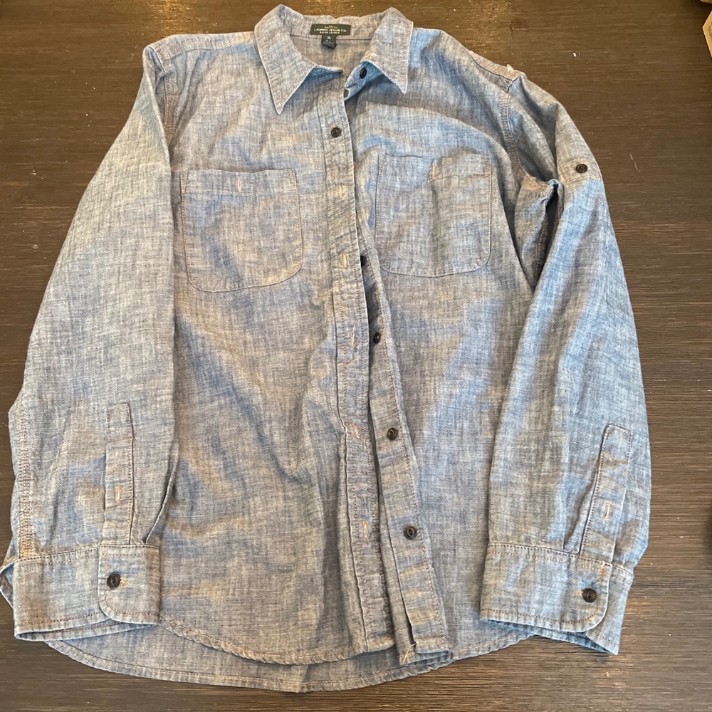 LRL Ralph Lauren Jeans Co. Men’s Denim Button Shirt Long Sleeve